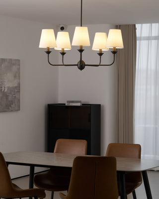 Zesorel Lustre en Tissu Industriel Vintage