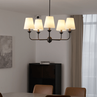 Zesorel Lustre en Tissu Industriel Vintage