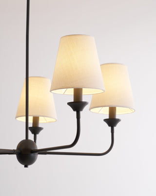 Zesorel Lustre en Tissu Industriel Vintage