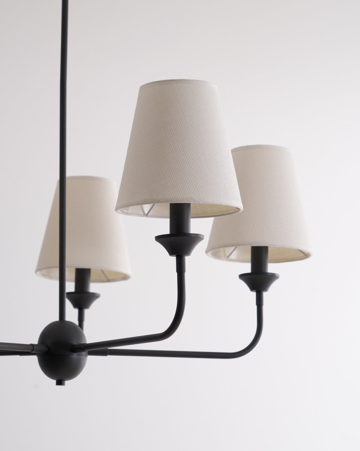 Lauriane Lustre en Tissu Industriel Vintage