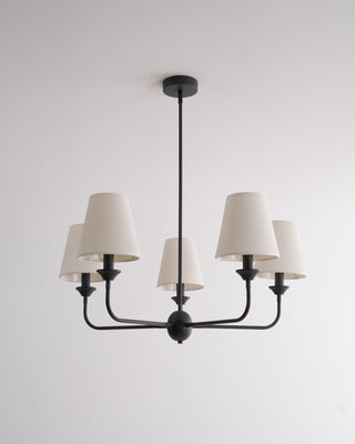 Zesorel Lustre en Tissu Industriel Vintage