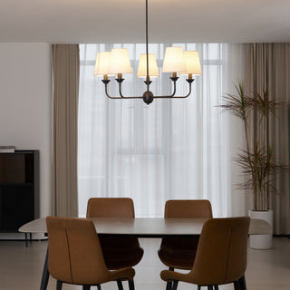 Zesorel Lustre en Tissu Industriel Vintage