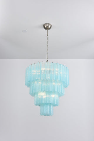 Aurora Lustre Cascade Superposé Verre Élégant Vintage