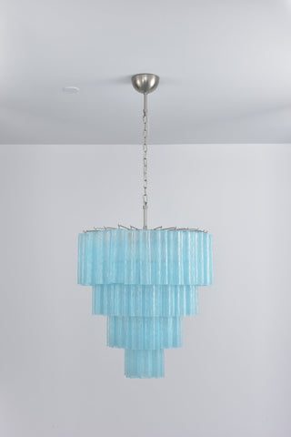 Aurora Lustre Cascade Superposé Verre Élégant Vintage