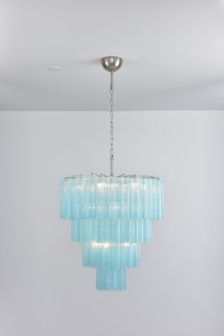 Aurora Lustre Cascade Superposé Verre Élégant Vintage