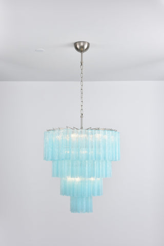 Aurora Lustre Cascade Superposé Verre Élégant Vintage