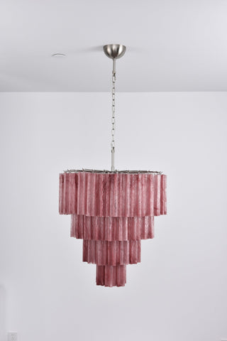 Aurora Lustre Cascade Superposé Verre Élégant Vintage