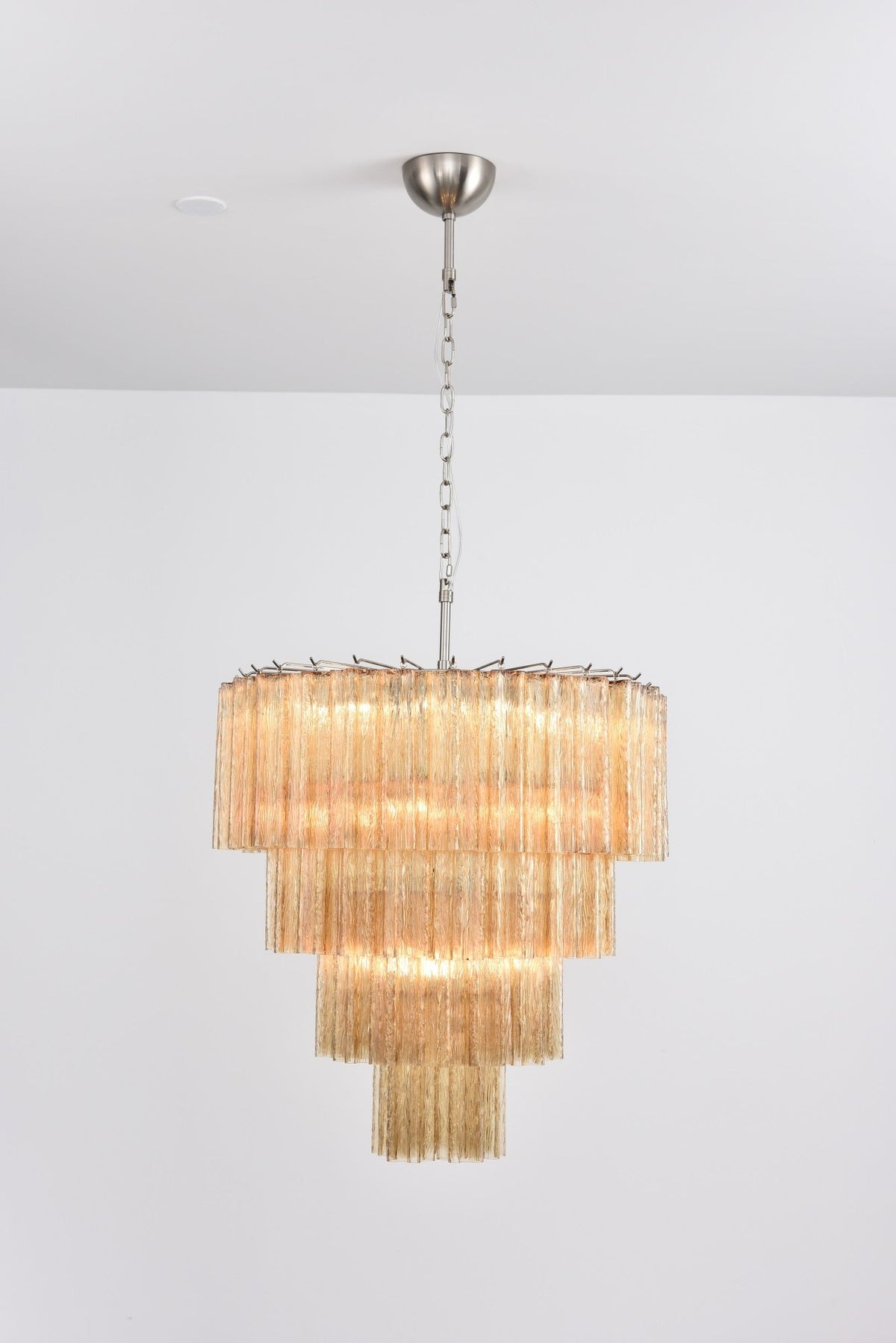 Eldana Lustre Cascade Superposé Verre Élégant Vintage