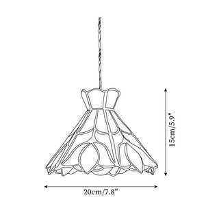 Rose Suspension Verre