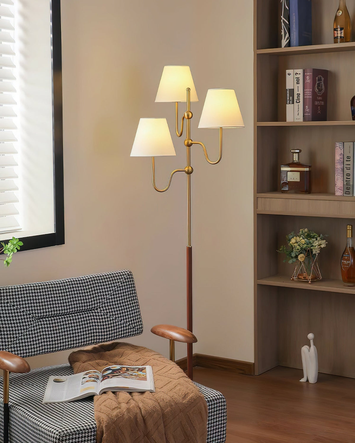 Vevenq Lampadaire en Tissu