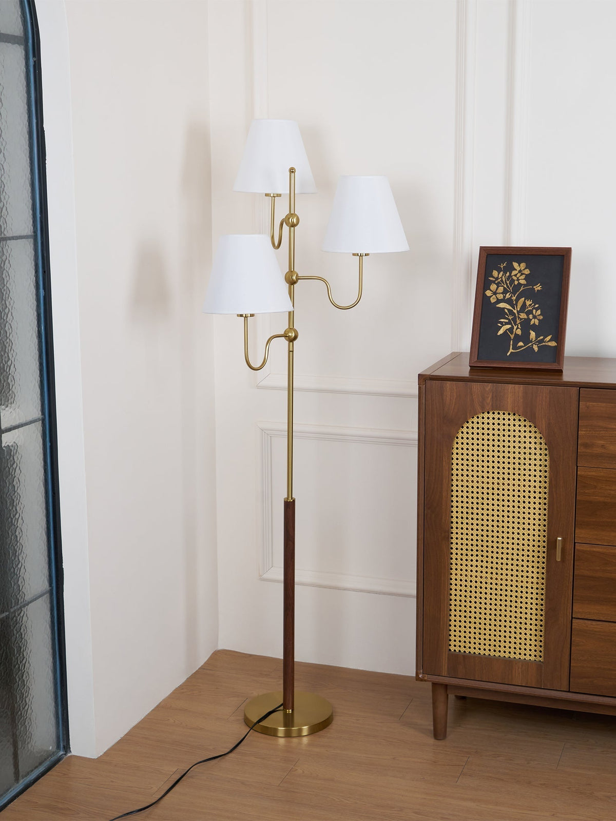 Vevenq Lampadaire en Tissu