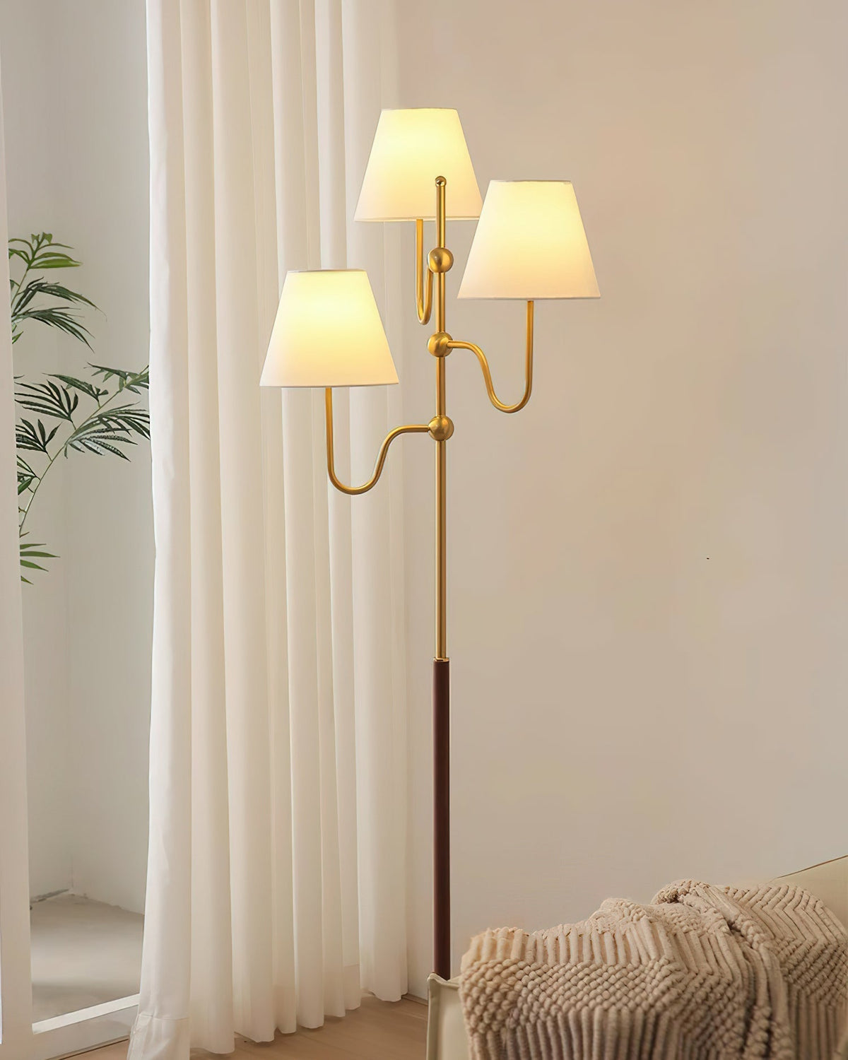 Vevenq Lampadaire en Tissu