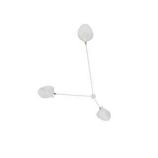 Solara Plafonnier Trois Bras Noir Sculptural-Luire