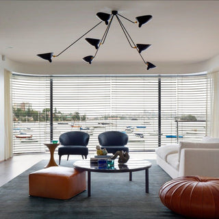 Solara Plafonnier Trois Bras Noir Sculptural-Luire