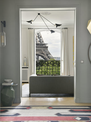 Solara Plafonnier Trois Bras Noir Sculptural-Luire