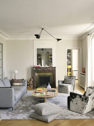 Solara Plafonnier Trois Bras Noir Sculptural-Luire