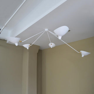 Solara Plafonnier Trois Bras Noir Sculptural-Luire