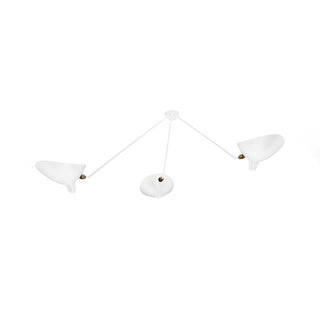 Solara Plafonnier Trois Bras Noir Sculptural-Luire
