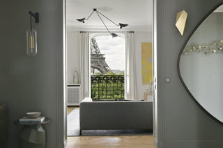 Solara Plafonnier Trois Bras Noir Sculptural-Luire