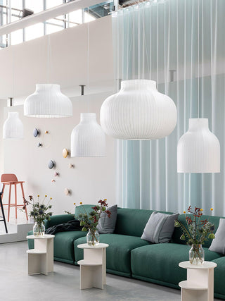 Lumina Suspension en Soie Canellée