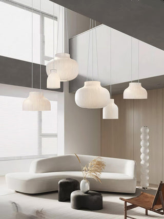 Lumina Suspension en Soie Canellée