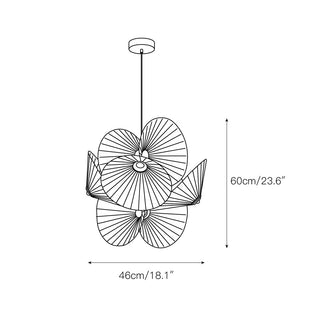 Zerinarae Suspension en Métal et Tissu, Créativité Individuelle