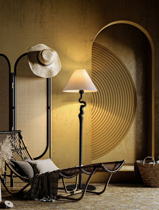 Avloril Lampadaire en Bois d'Art