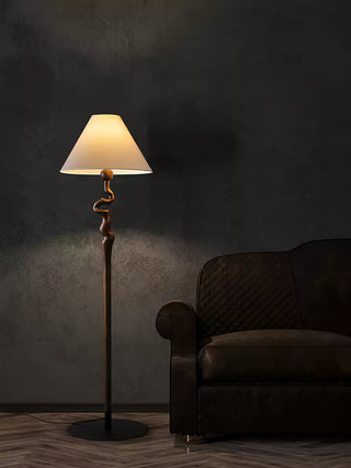 Avloril Lampadaire en Bois d'Art
