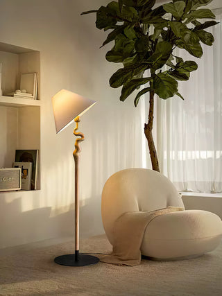 Avloril Lampadaire en Bois d'Art