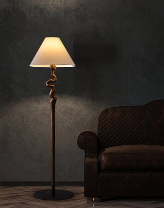 Avloril Lampadaire en Bois d'Art