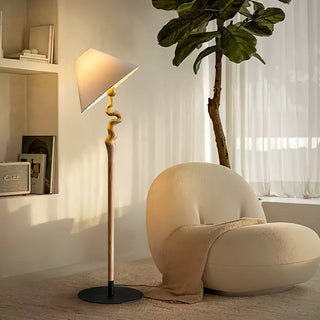 Avloril Lampadaire en Bois d'Art