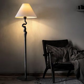 Avloril Lampadaire en Bois d'Art