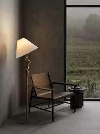 Avloril Lampadaire en Bois d'Art