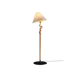 Avloril Lampadaire en Bois d'Art