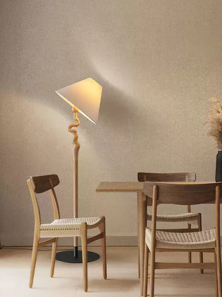 Avloril Lampadaire en Bois d'Art