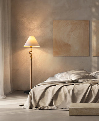 Avloril Lampadaire en Bois d'Art