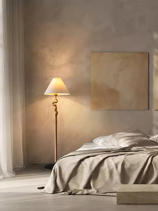 Avloril Lampadaire en Bois d'Art