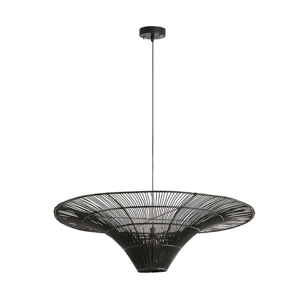 Juvia Handwoven Rattan Pendant Light-Neutral Decor