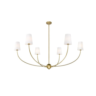 Vetheisra Lustre en Laiton et Tissu Style Industriel Vintage