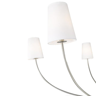 Vetheisra Lustre en Laiton et Tissu Style Industriel Vintage