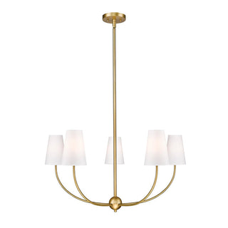 Vetheisra Lustre en Laiton et Tissu Style Industriel Vintage