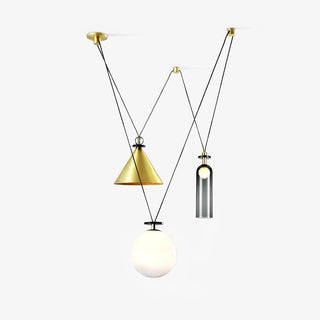 Lustra Lustre en Forme Géométrique Art