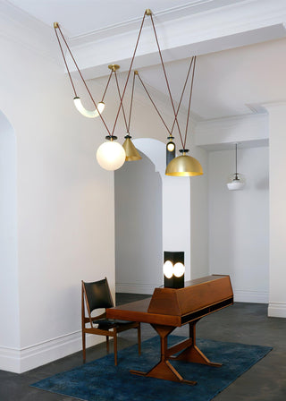 Lustra Lustre en Forme Géométrique Art