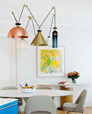 Lustra Lustre en Forme Géométrique Art