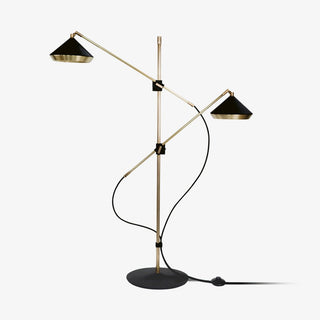 Mylirir Lampadaire en Laiton Art Déco