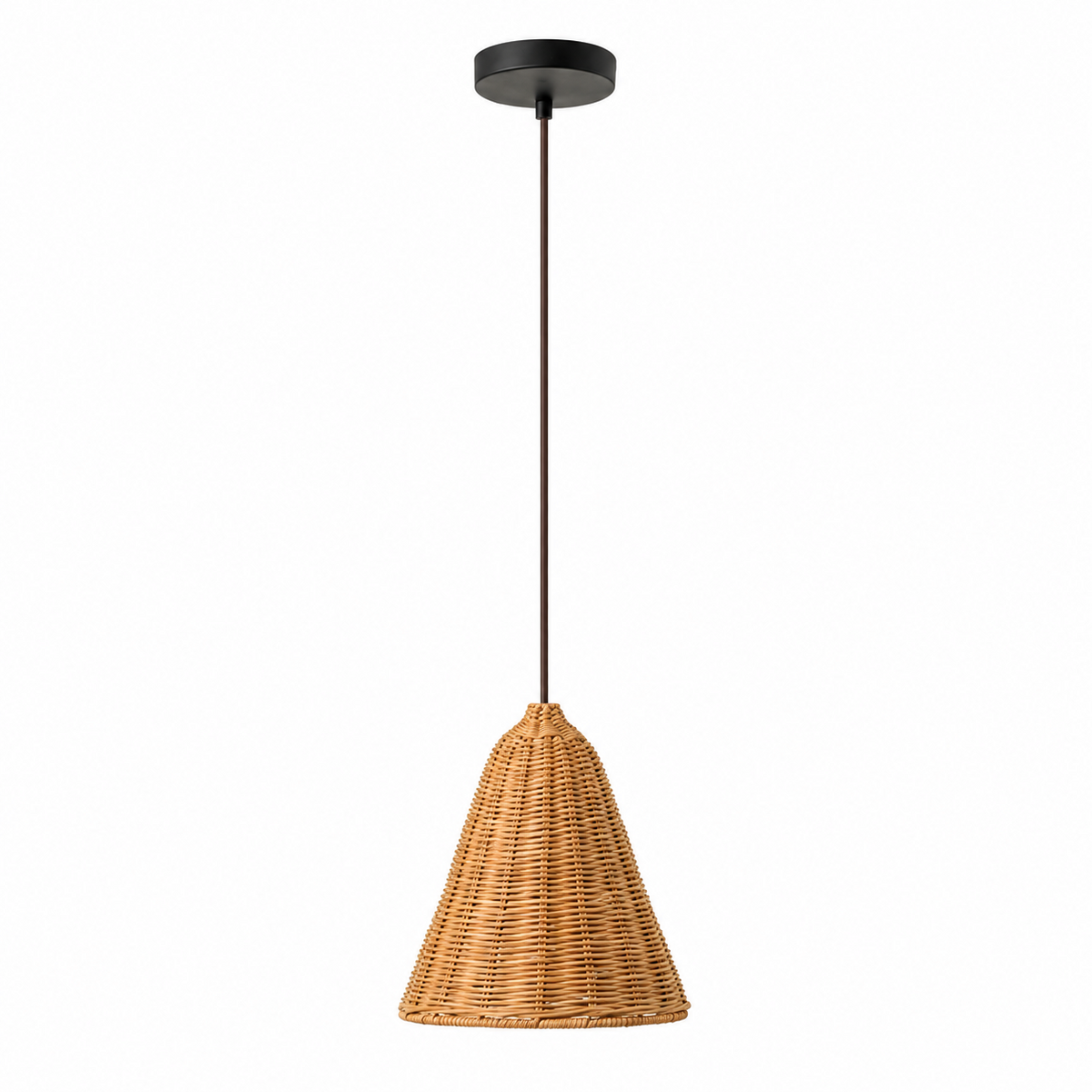 Marleigh Suspension En Rotin Tressé