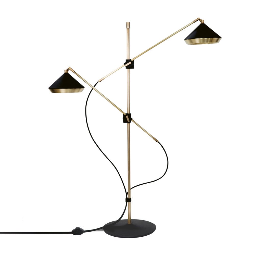 Mylirir Lampadaire en Laiton Art Déco