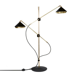 Mylirir Lampadaire en Laiton Art Déco