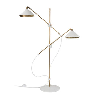 Mylirir Lampadaire en Laiton Art Déco