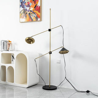 Mylirir Lampadaire en Laiton Art Déco